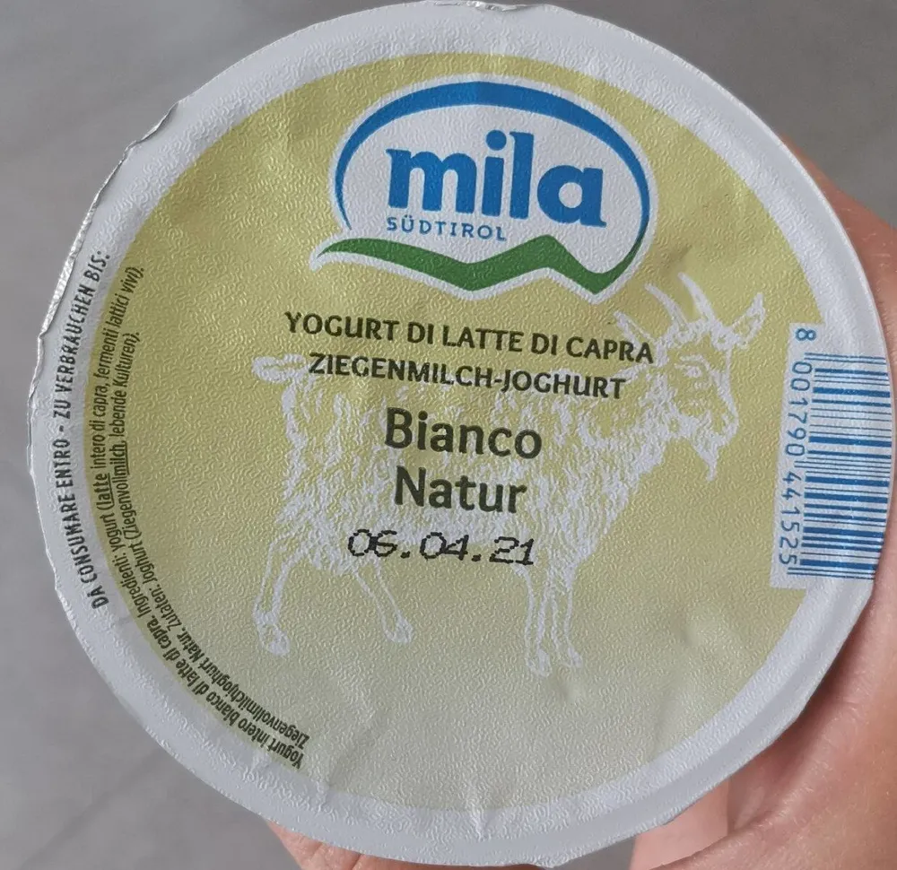 Yogurt di latte di capra