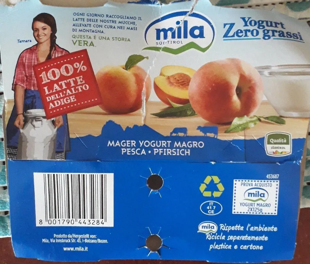 Yogurt zero grassi