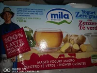 Yougurt zero grassi con zenzero Té verde