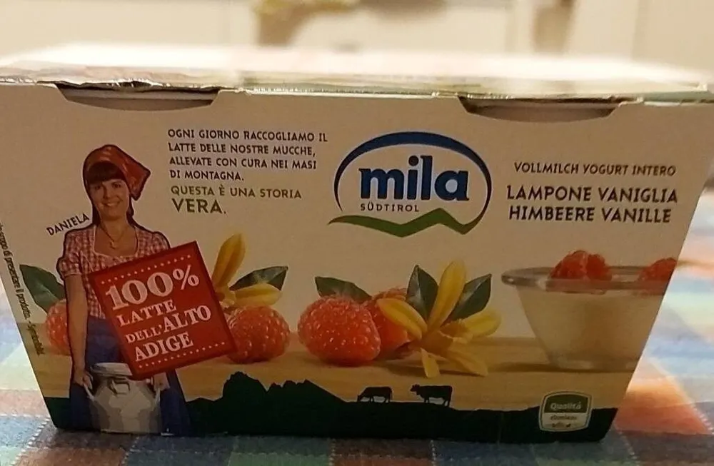 Yoghurt Lampone Vaniglia