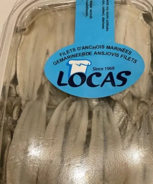Filets d’anchois marinés