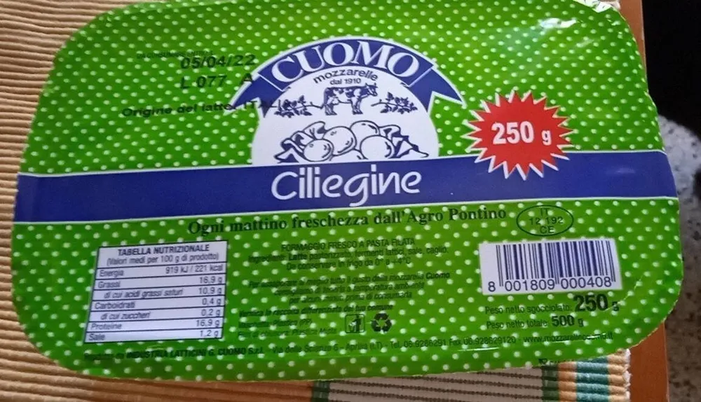 Ciliegine di mozzarella