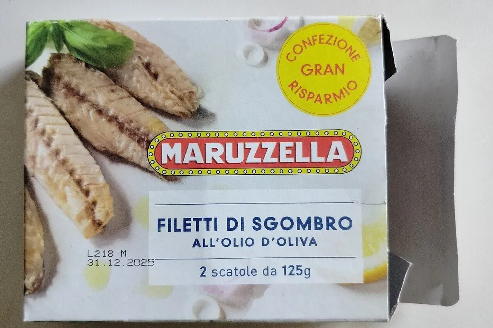 Filetti di sgombro all olio d oliva