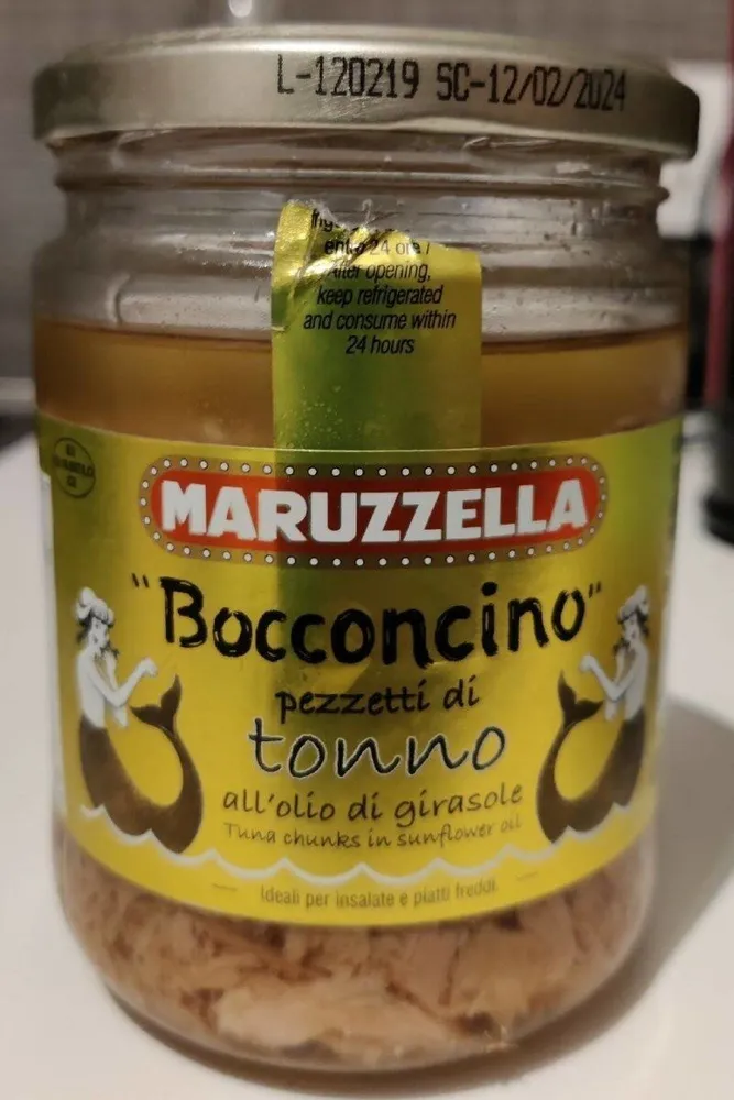 Bocconcino pezzetti di tonno all'olio di girasole