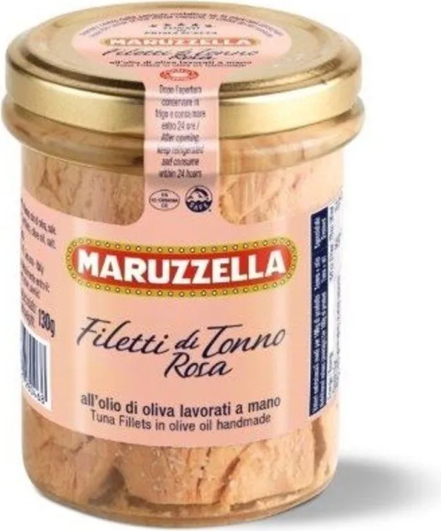 Filetti di tonno rosa in olio di oliva
