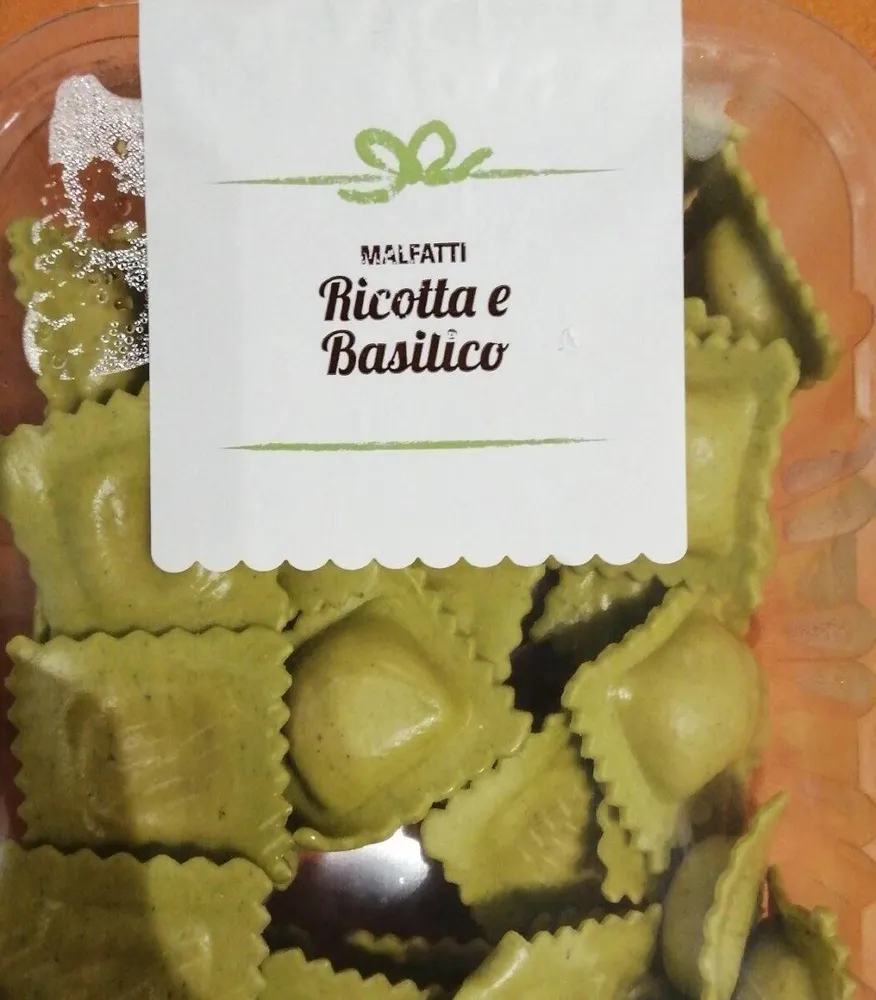 Malfatti ricotta e basilico