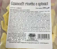 Casoncelli ricotta e spinaci