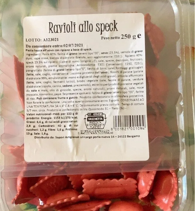 Ravioli allo speck