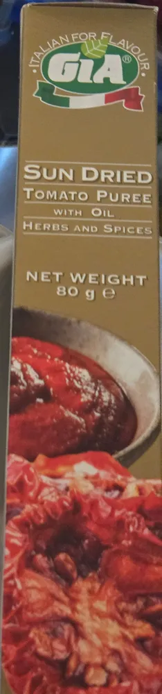 Sun Dried Tomato Puree with Oil, Herbs and Spices