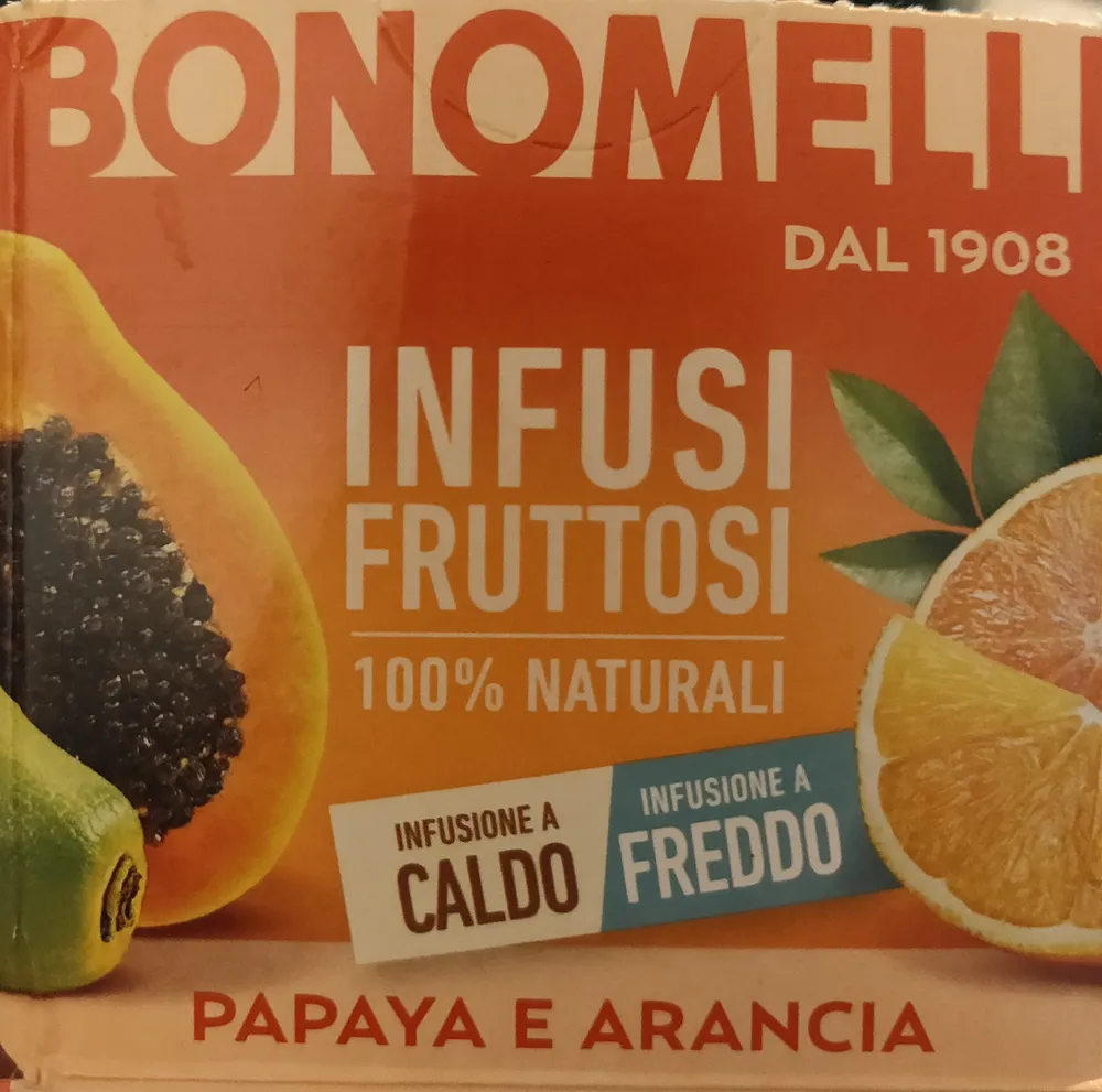 Infusi fruttosi papaya e arancia