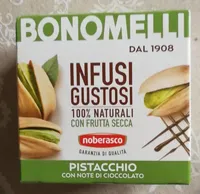 Infuso di erbe anacardi e pistacchi al gusto di cioccolato