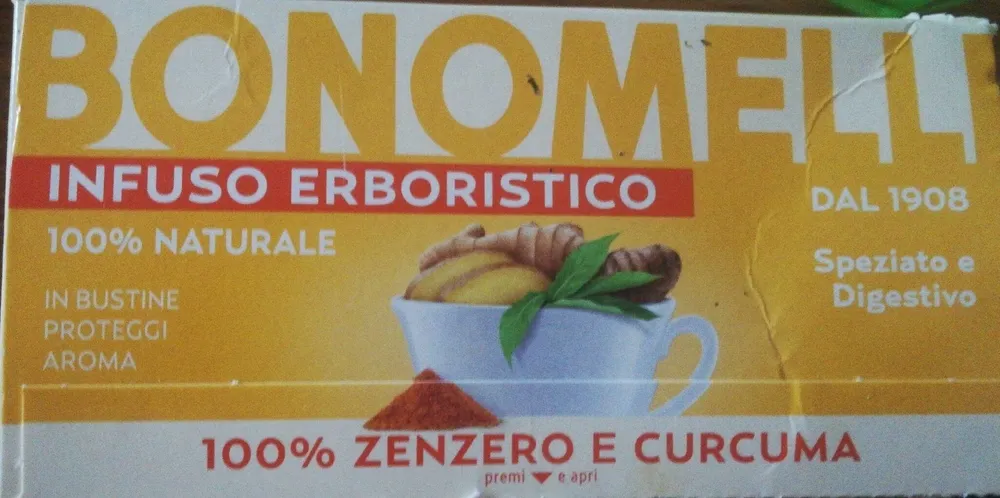 Infuso erboristico - zenzero e curcuma