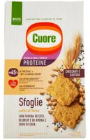 Sfoglie croccanti con farina di ceci, di orzo e di avena e semi di chia