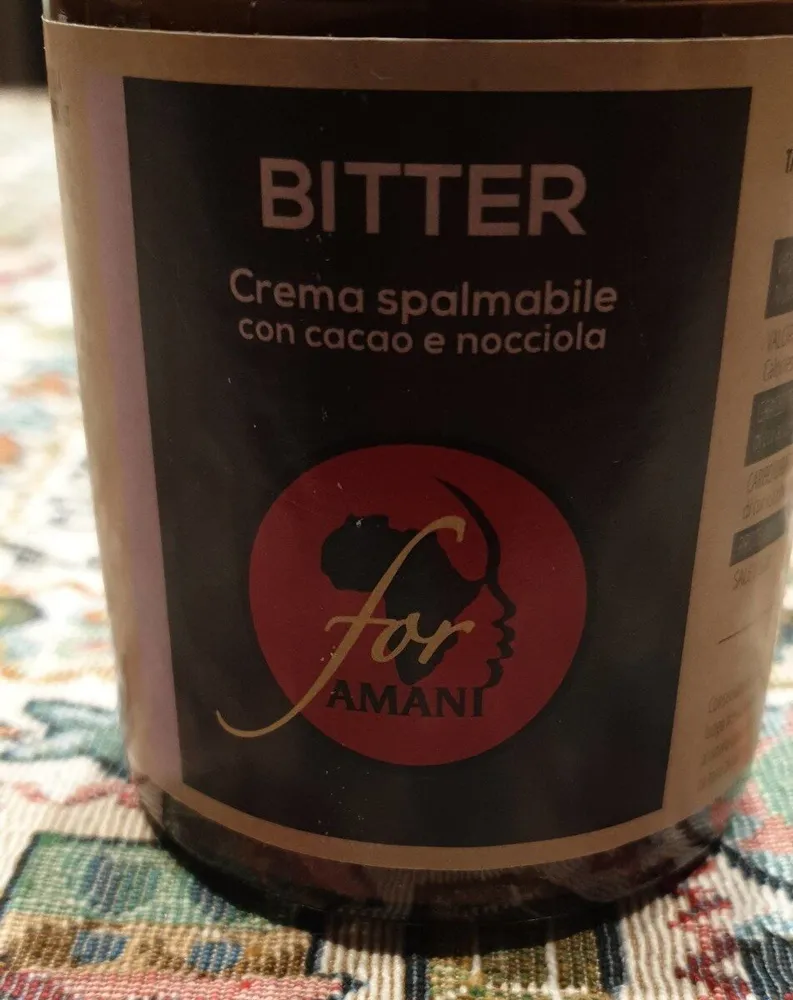 Bitter crema spalmabile con cacao e nocciola