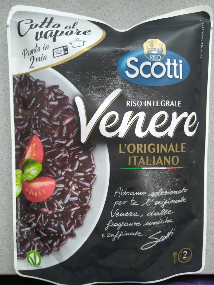 Riso integrale Venere cotto al vapore