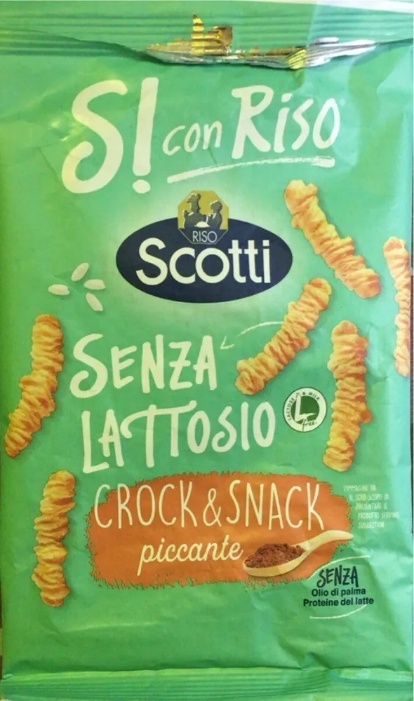 Si con riso. Crock & Snack piccante
