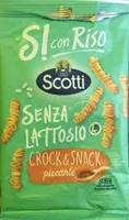 Si con riso. Crock & Snack piccante