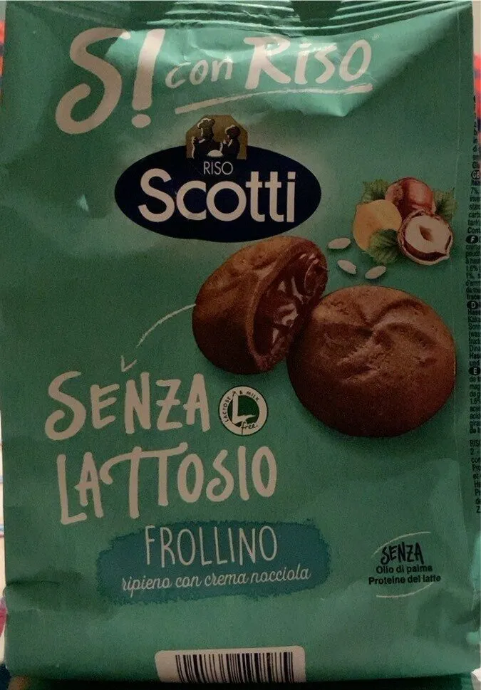 Frollino ripieno con crema nocciola