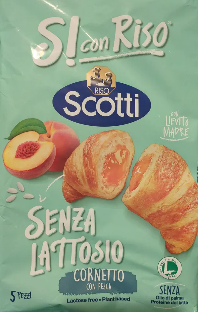 Cornetto con pesca