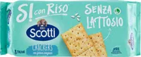 Si con riso senza lattosio crackers con farina integrale