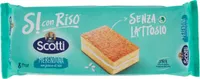Si con riso senza lattosio merendina con farina di riso
