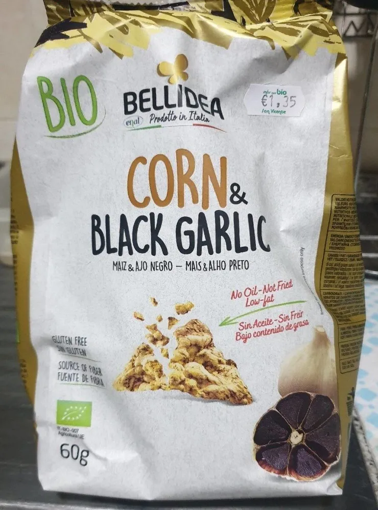 Corn&black garlic