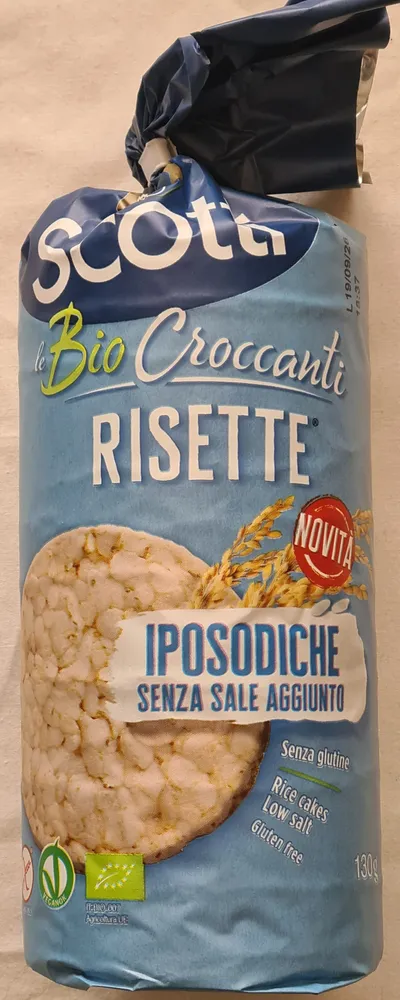 Le bio croccanti risette iposodiche