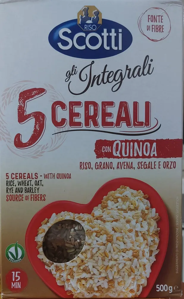 5 Cereali con Quinoa