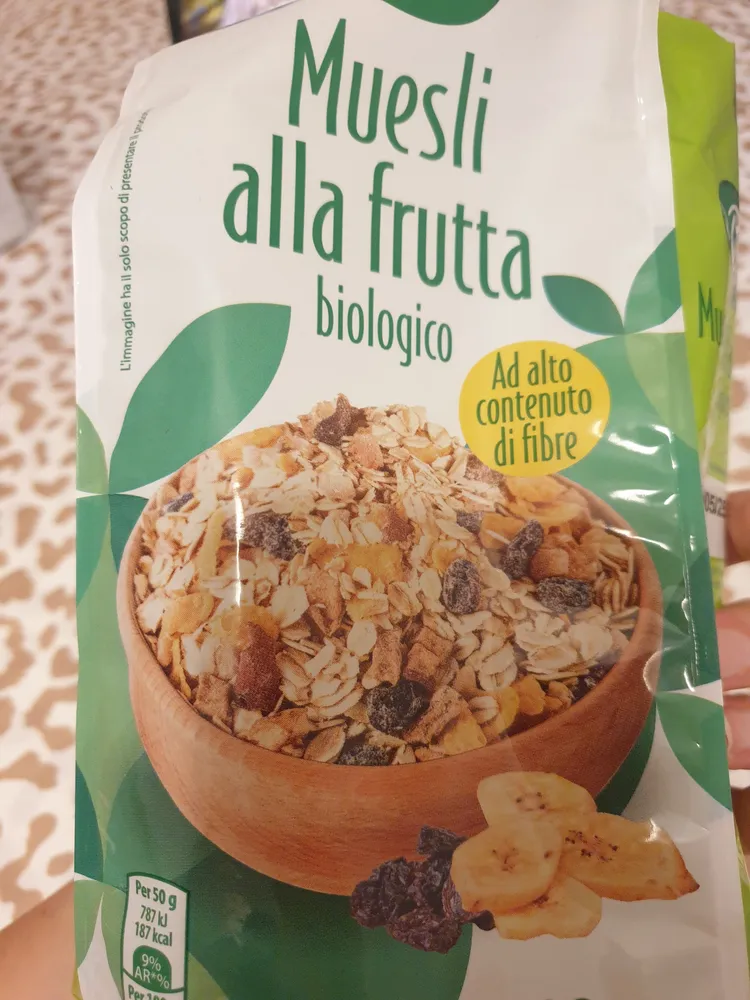 Muesli alla frutta biologico