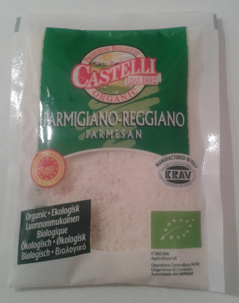 Parmigiano Reggiano AOP râpé Bio (28,4% MG)