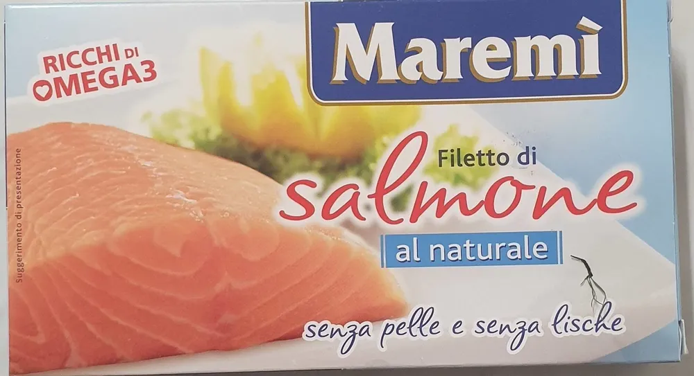 Filetto di salmone al naturale