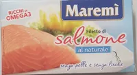 Filetto di salmone al naturale