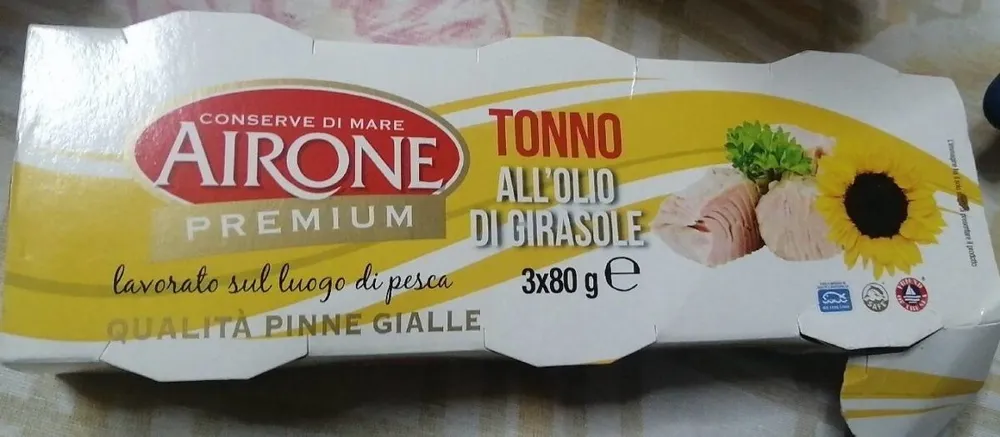 Tonno all'olio di girasole