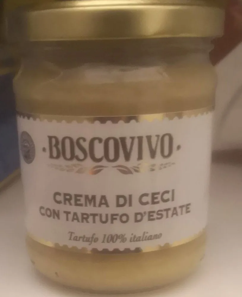 Crema di ceci con tartufo d'estate
