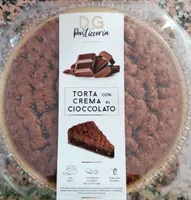 Torta con crema al cioccolato