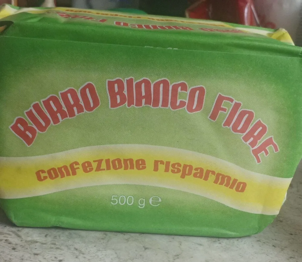 Burro bianco fiore
