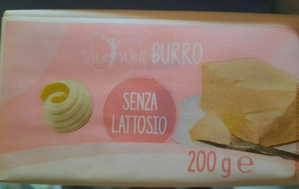 Burro senza lattosio