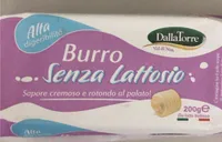 Burro senza lattosio