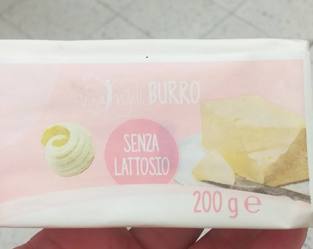 Burro senza lattosio