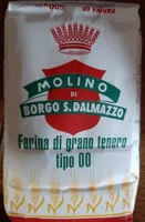Farina di grano tenero tipo 00 Molino di borgo s. Dalmazzo