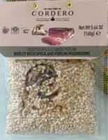 Orzotto speck e funghi porcini