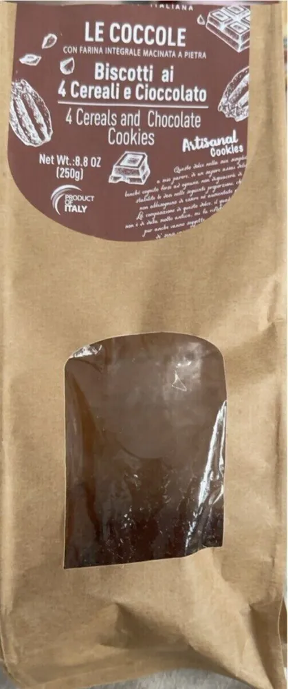 Biscotti ai 4 cereali e Cioccolato