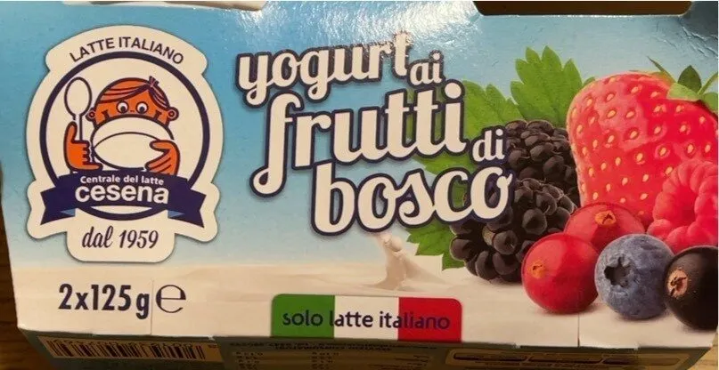 yogurt ai frutti di bosco