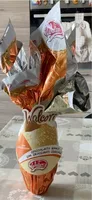 Uovo di pasqua con cioccolato bianco e cereali croccanti