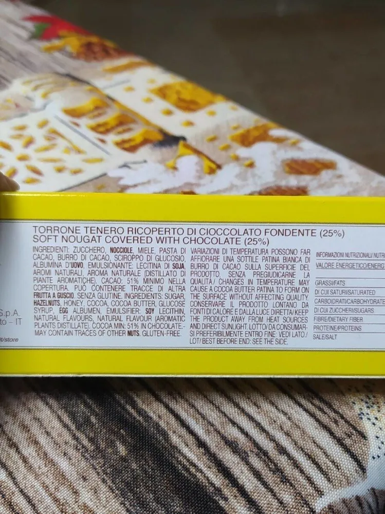 Strega Torrone Tenero Ric. Cioccolato GR 150