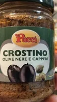 Crostino  olive nere e capperi
