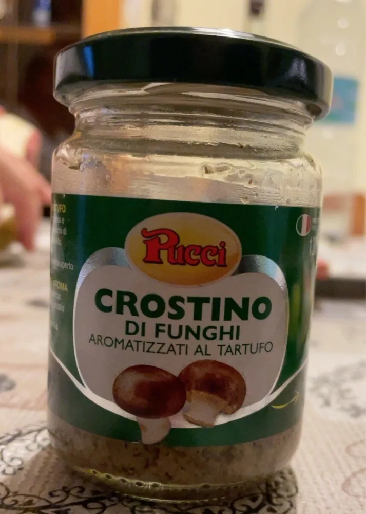 Crostino di funghi aromatizzati al tartufo