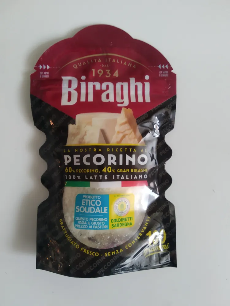 La nostra ricetta al PECORINO (60% Pecorino, 40% Gran Biraghi)