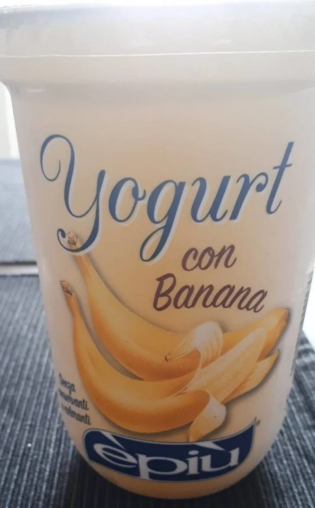 Yogurt con banana