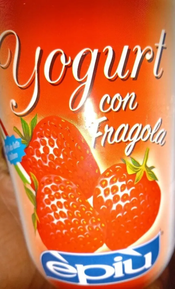 Yogurt con fragola
